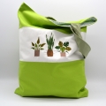 Tasche Einkaufstasche Grünpflanzen