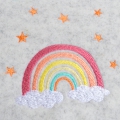Bild 5 von U-Hefthülle aus Filz mit Regenbogen gestickt