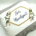 Bild 2 von Kissen zur Hochzeit beige auch mit Name möglich 40x40cm