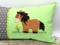 Bild 1 von Kissen Pferd mit Name Pferdekissen 45x30cm  / (Variante Motiv) mit Name