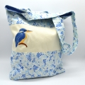 Tasche Beutel Eisvogel Umhängetasche