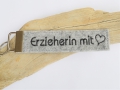 Bild 4 von Schlüsselanhänger Erzieherin mit Herz  / (Farbe) beere/weiße Schrift