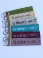 Bild 8 von Schlüsselanhänger Erzieherin mit Herz  / (Farbe) beere/weiße Schrift